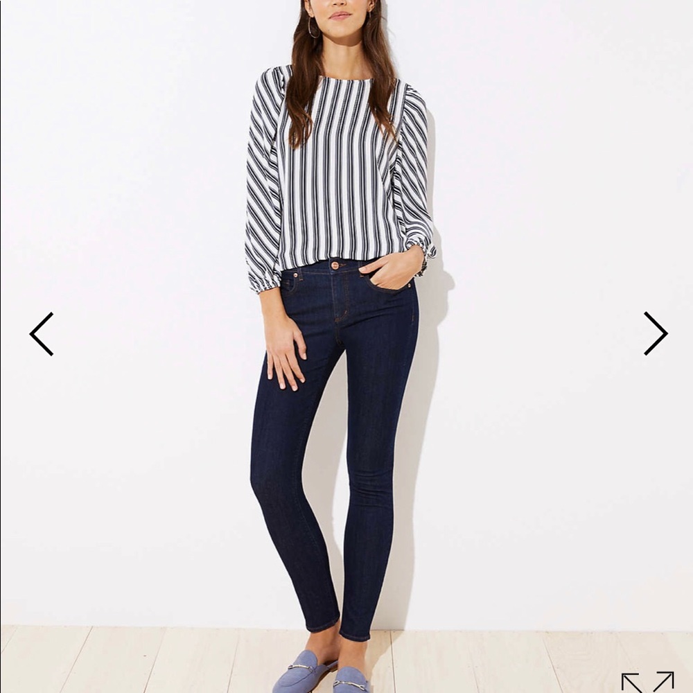 NWT Loft modern skinny jeans